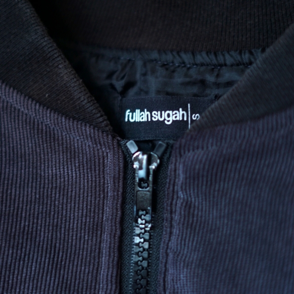 Fullah Sugah Curdoroy Bomber Jacket - Picture 2 of 8